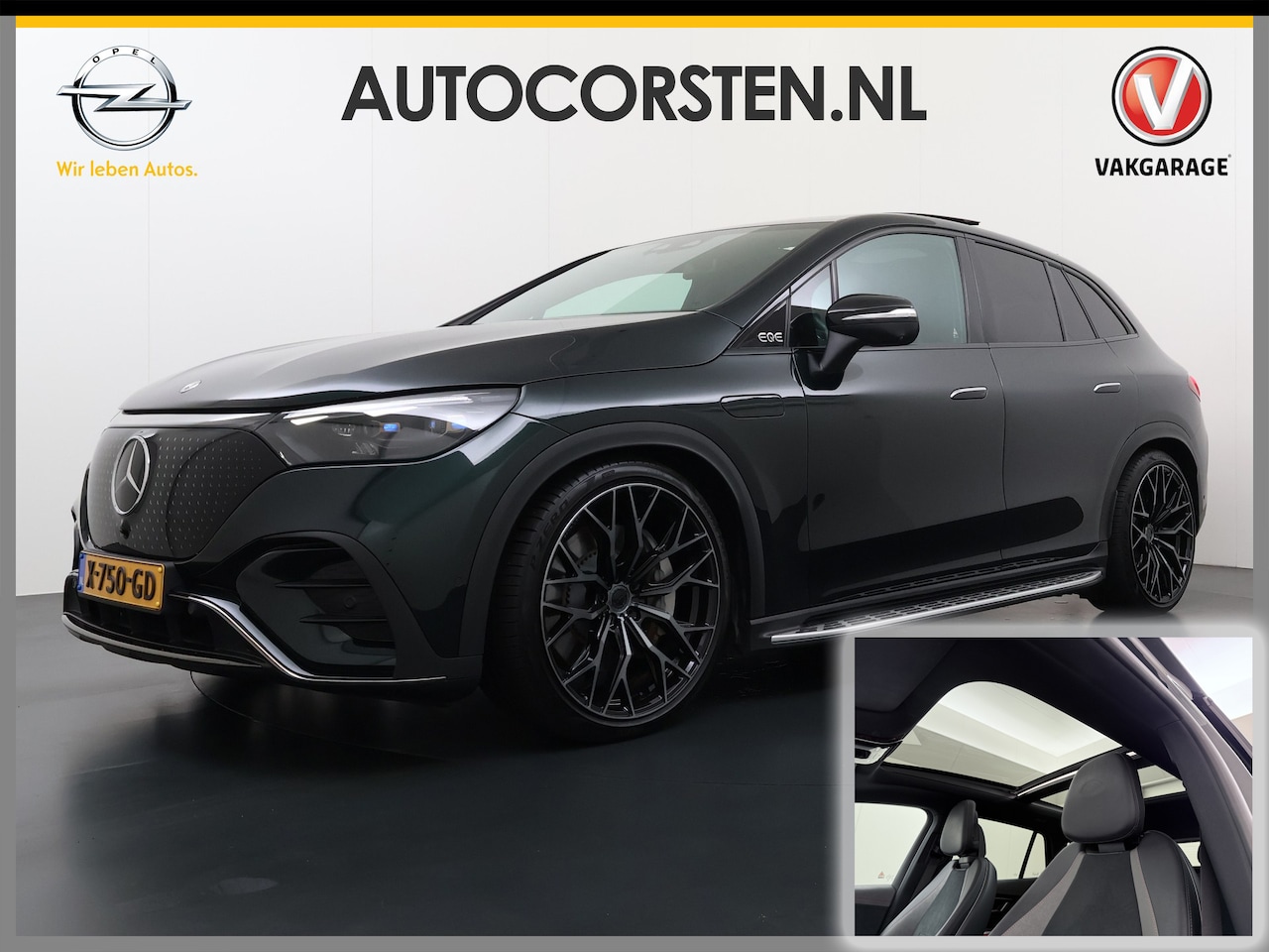 Mercedes-Benz EQE SUV - 350+ AMG Line Night+Premium Pack 96kWh Trekhaak 22" Concave Velgen Burmester®Surround Airm - AutoWereld.nl