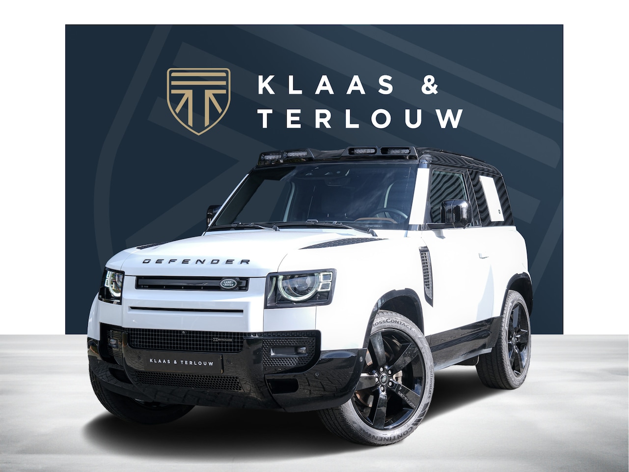Land Rover Defender 90 - 3.0 D250 X-Dynamic SE Commercial / Verstralers / 22 Inch / Leer - AutoWereld.nl