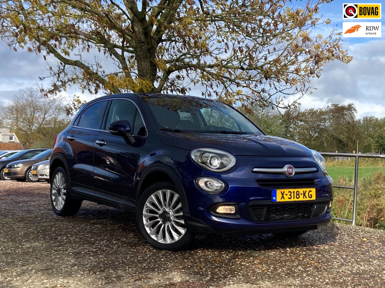 Fiat 500 X Cross - 1.4 Turbo MultiAir CrossPlus | Navi + Clima + Cruise + Leder nu €9.750,-!! - AutoWereld.nl