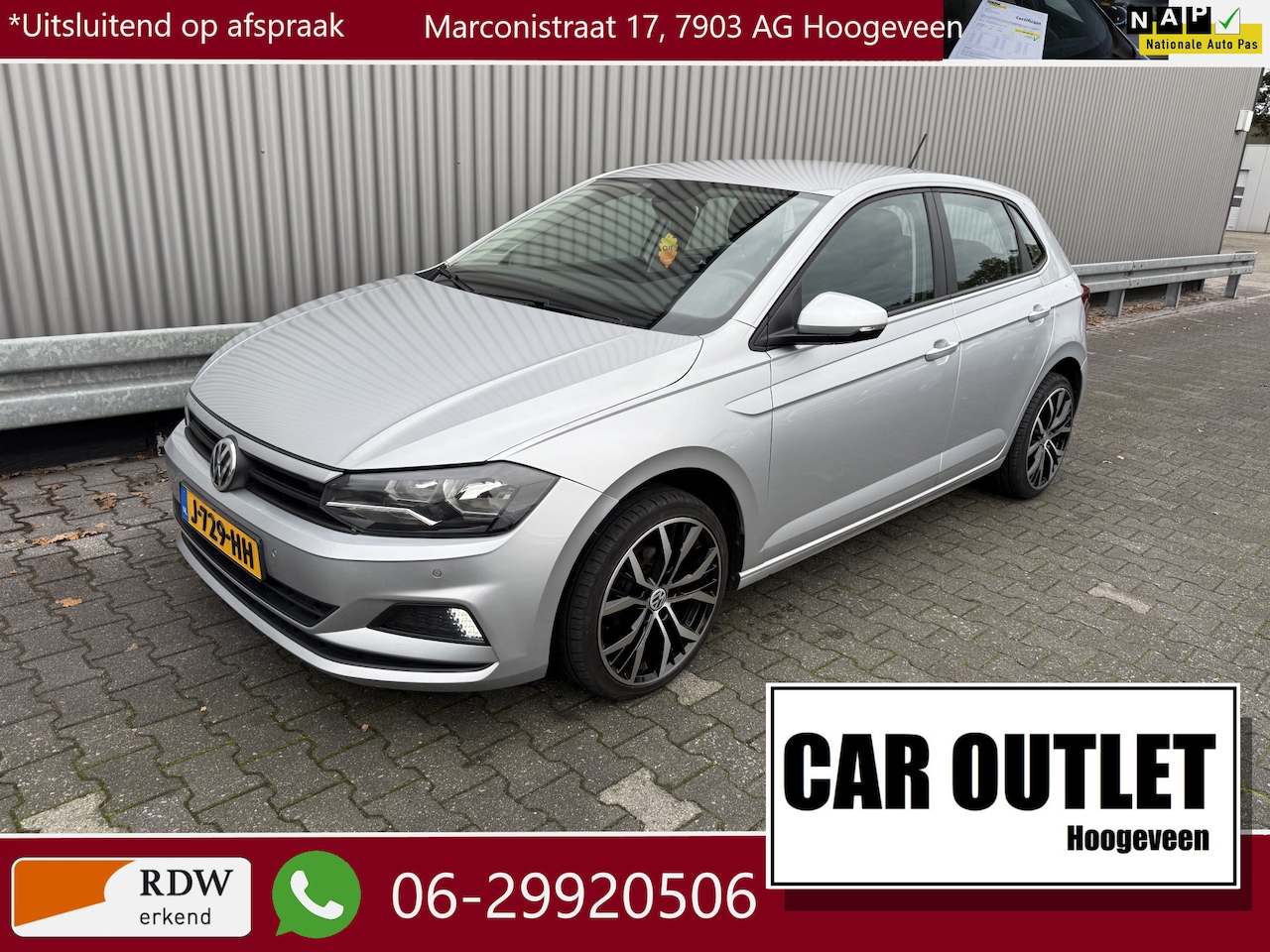 Volkswagen Polo - 1.0 Comfortline CarPlay LM 107Dkm! Cruice --Inruil Mogelijk-- - AutoWereld.nl