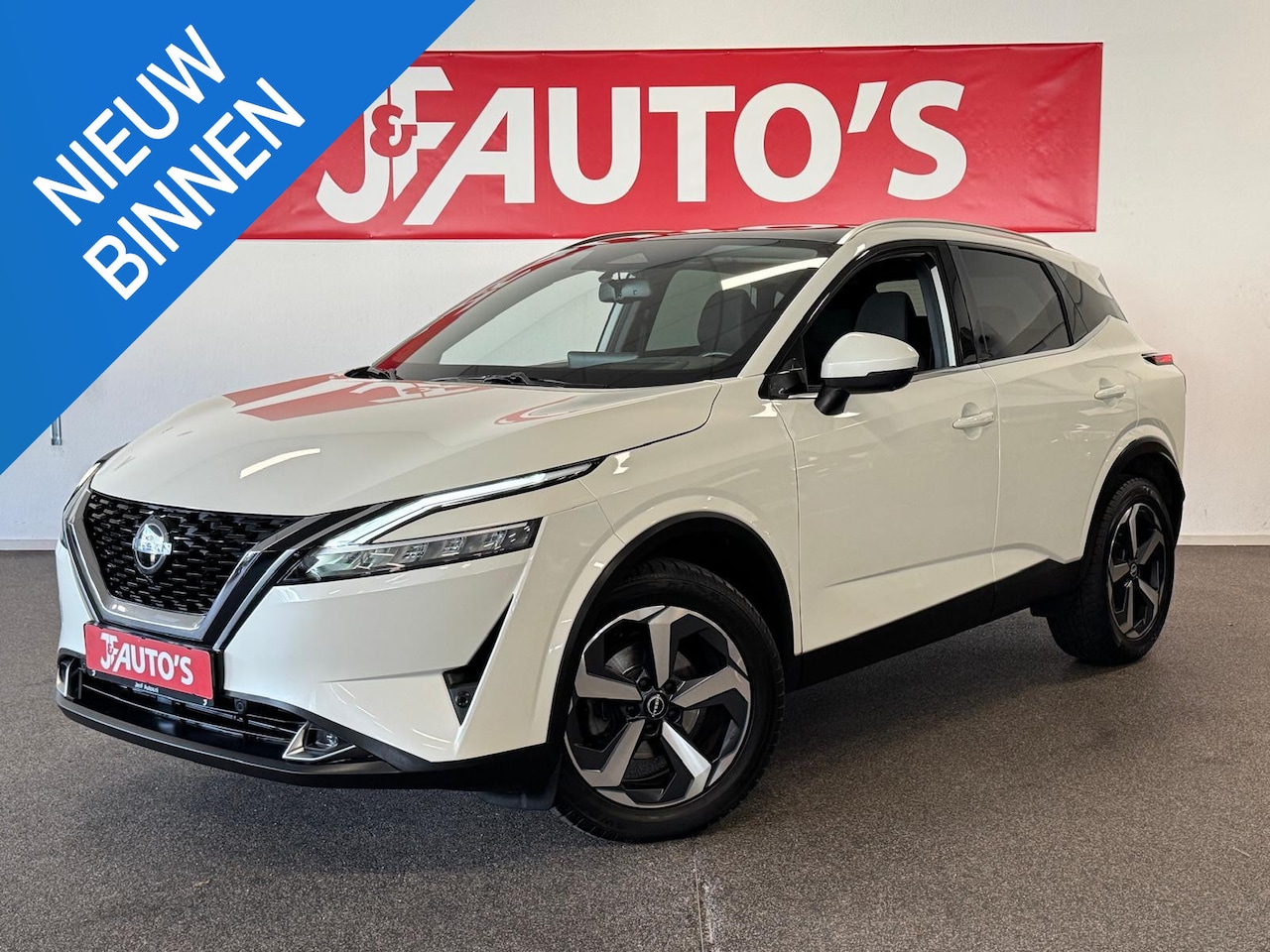 Nissan Qashqai - 1.3 MHEV Xtronic TEKNA GROOT NAVI/CAMERA, PANORAMA, CRUISE - AutoWereld.nl