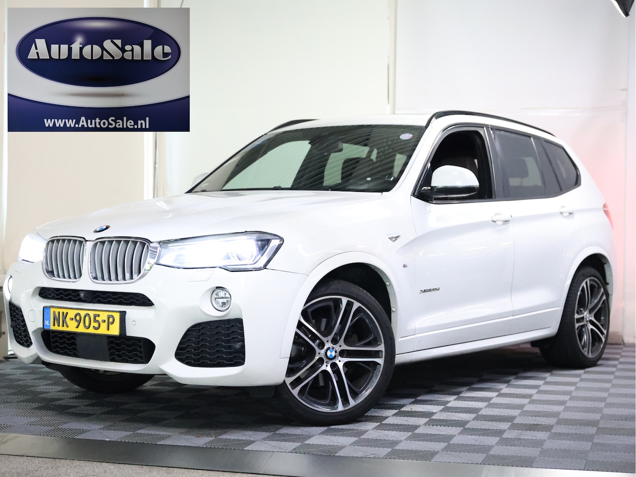 BMW X3 - xDrive30d M-Sport PANO HUD H/K ACC LEER MEMORY 360CAM '16 - AutoWereld.nl