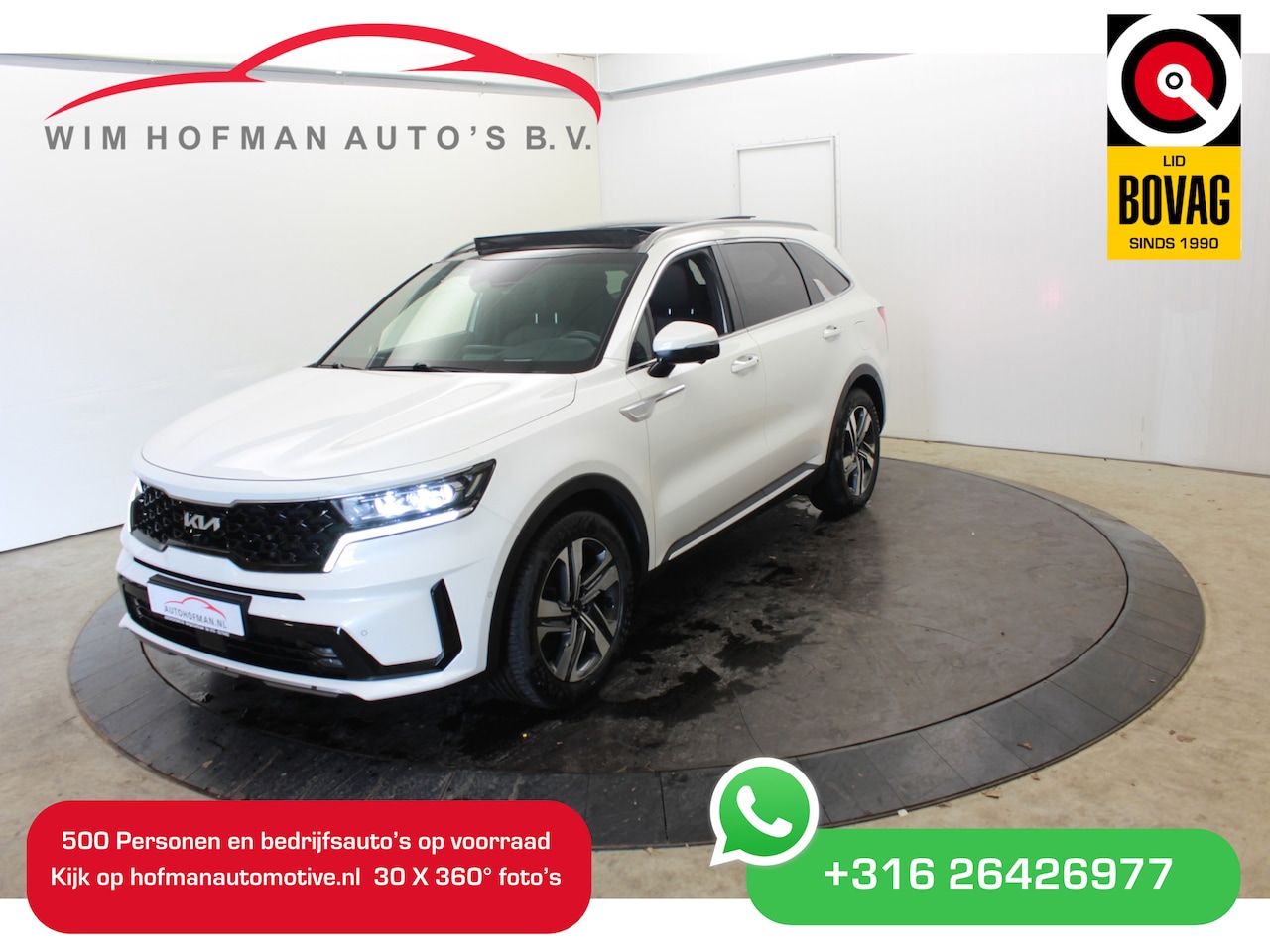 Kia Sorento - 1.6 T-GDI Plug-in Hybrid 4WD ExecutiveLine 7p. Pano 360° Cam Trekh El-Stoelen + A-klep - AutoWereld.nl