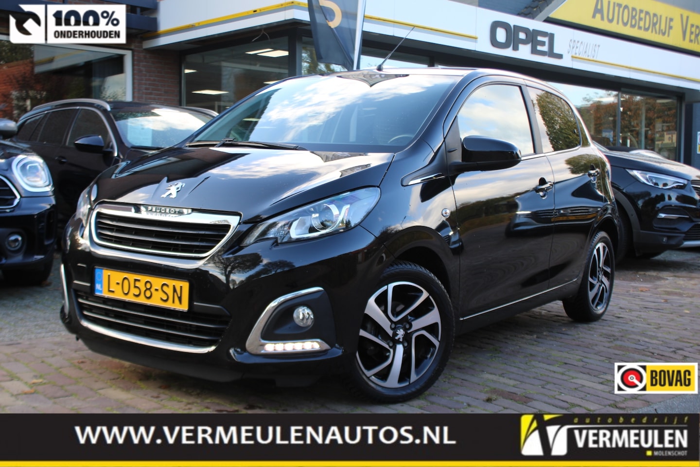 Peugeot 108 - 1.0 e-VTi 72PK Allure + 15"/ Clima/ Cruise/ CarPlay/ Camera/ NL auto - AutoWereld.nl
