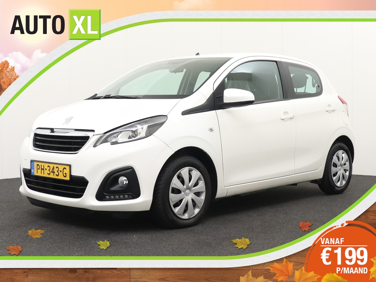 Peugeot 108 - 1.0 e-VTi Pack-Premium 5-Deurs Airco Radio LED Start/Stop - AutoWereld.nl