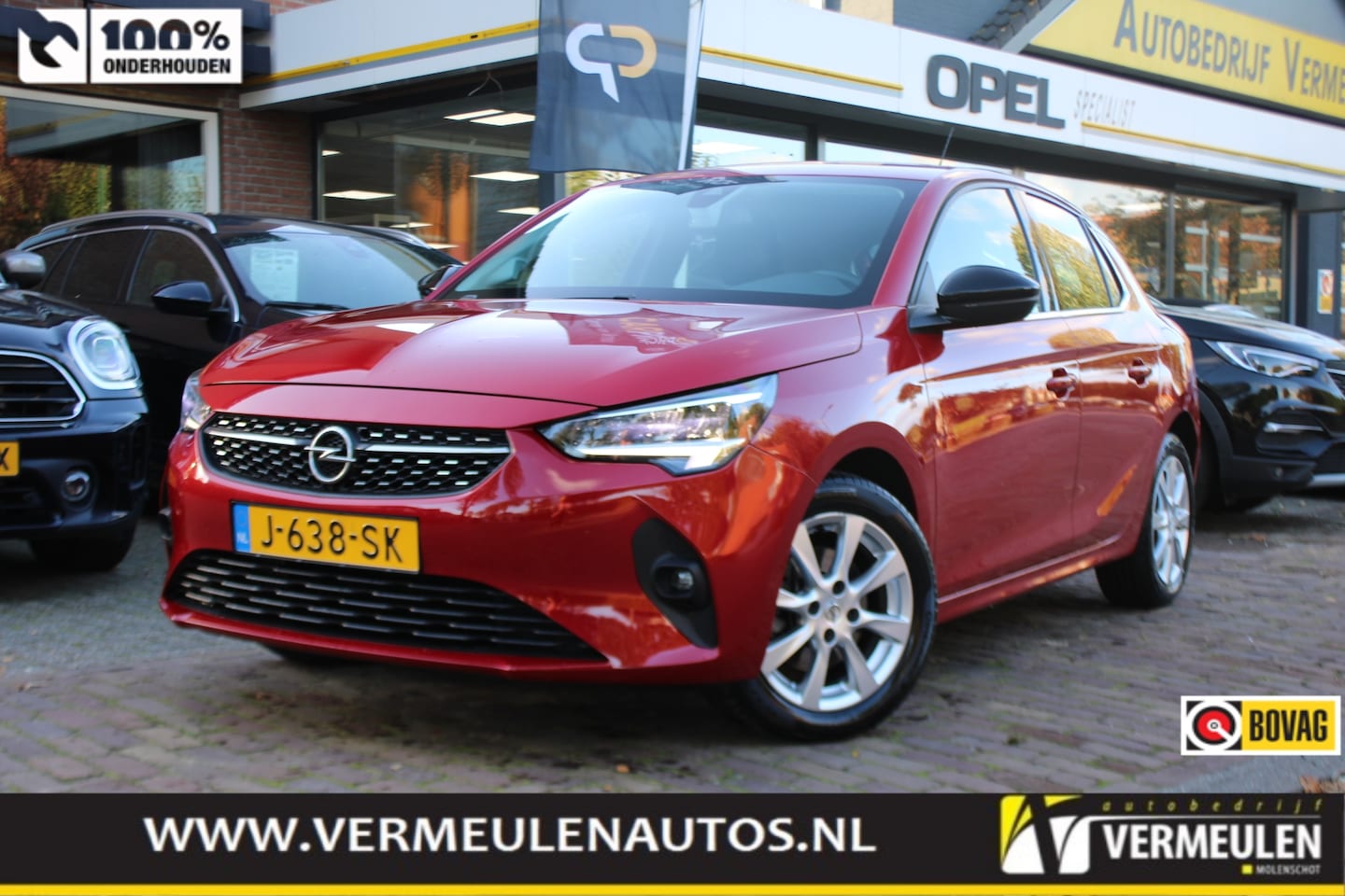Opel Corsa - 1.2 Turbo 100PK Elegance + 16"/ Airco/ Cruise/ Full-LED/ CarPlay/ NL auto - AutoWereld.nl
