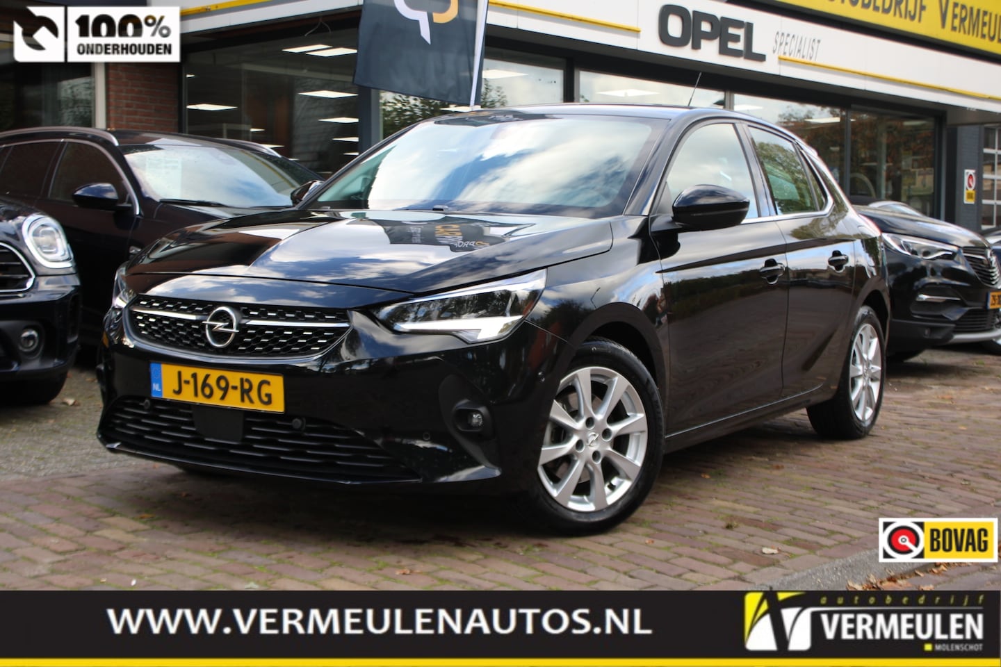 Opel Corsa - 1.2 Turbo 100PK Elegance Automaat + 16"/ Navi/ Clima/ Virtual/ Full-LED/ Camera/ NL auto - AutoWereld.nl