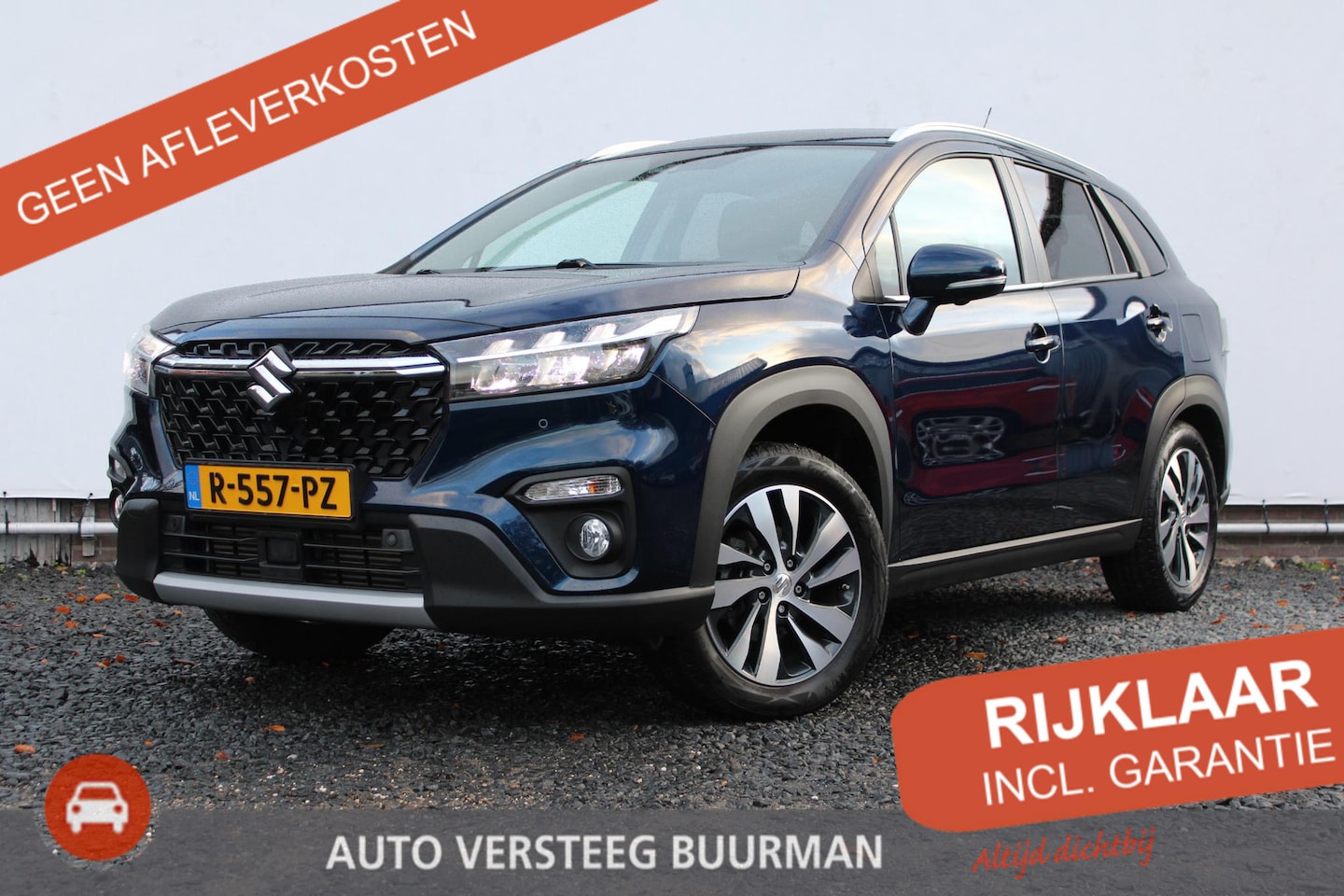Suzuki S-Cross - 1.4 Boosterjet Style Smart Hybrid Trekhaak, Keyless, Draadloos Carplay, Stijl uitvoering! - AutoWereld.nl