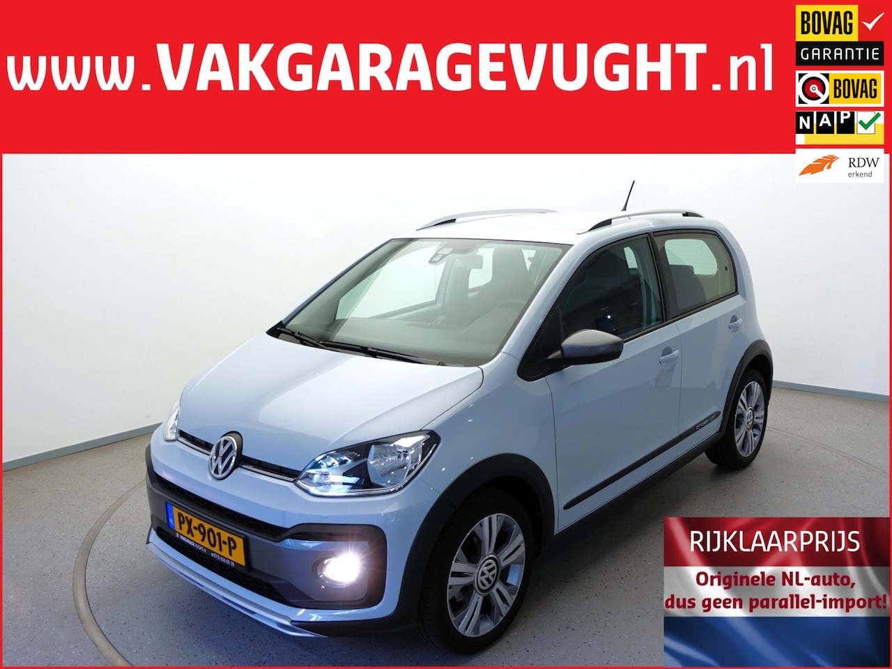 Volkswagen Up! - 1.0i BMT 75pk "Cross Up!" 9dkm! 1e Eigenaar! - AutoWereld.nl