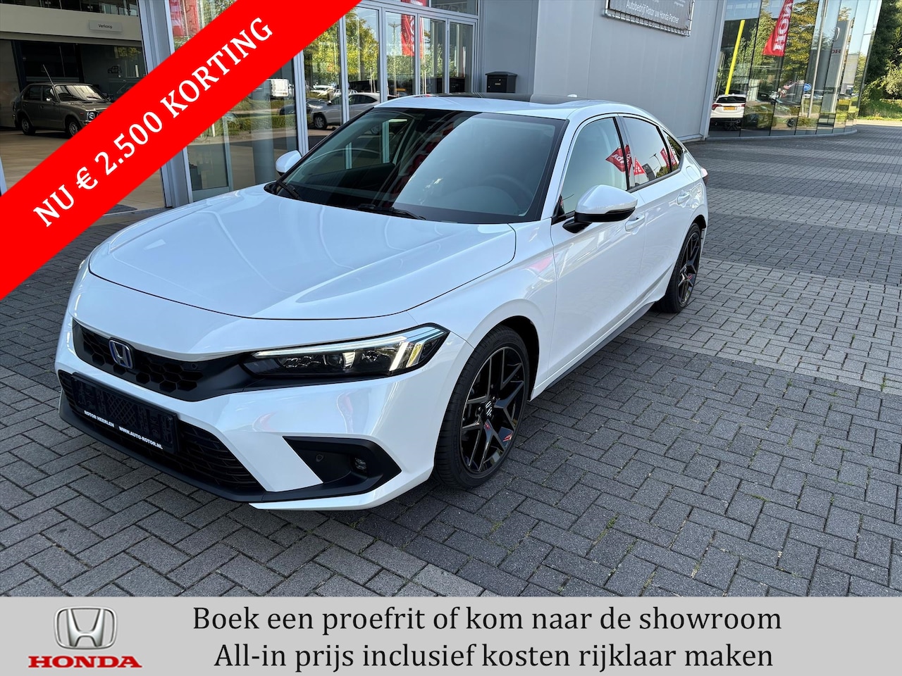Honda Civic - 2.0 e:HEV HYBRID Advance | 2500 euro voordeel - AutoWereld.nl