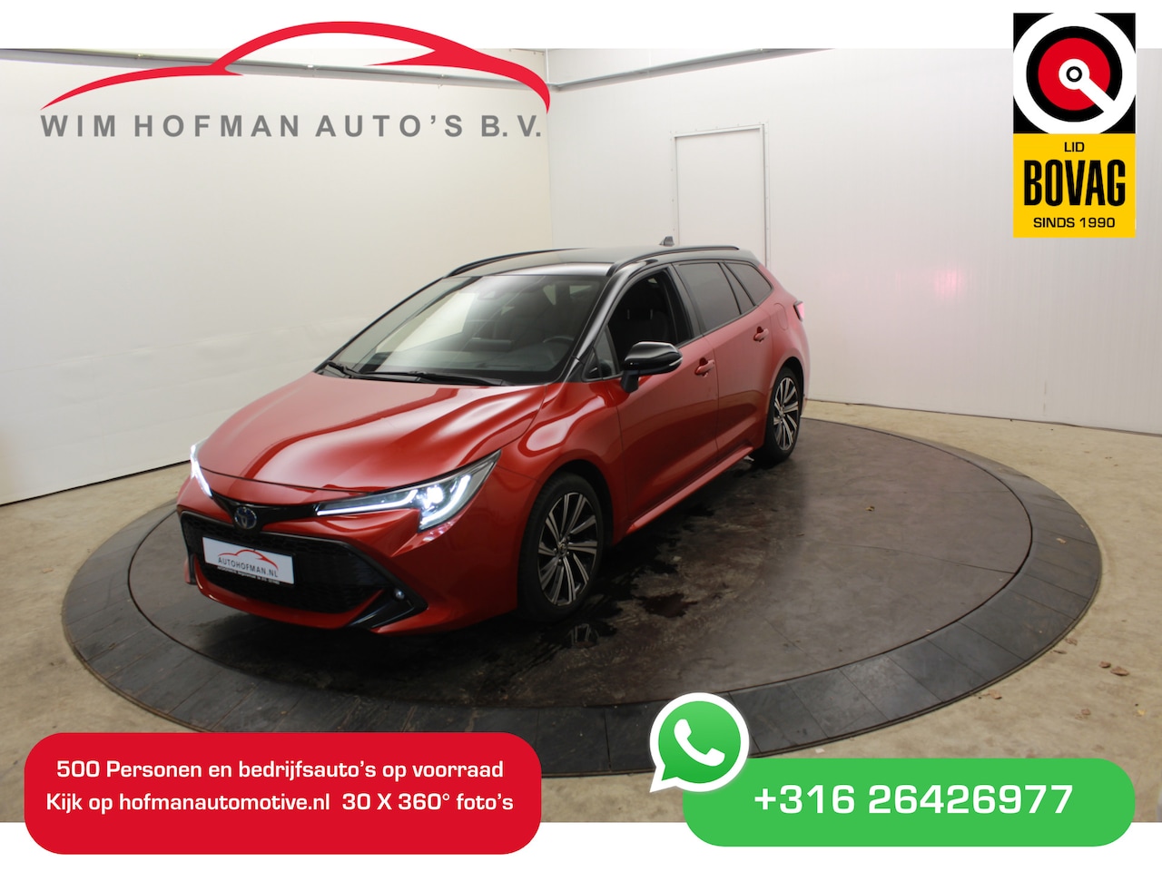 Toyota Corolla Touring Sports - 1.8 Hybrid Premium Cam Cruise Stoel + Stuur Ver Navi - AutoWereld.nl