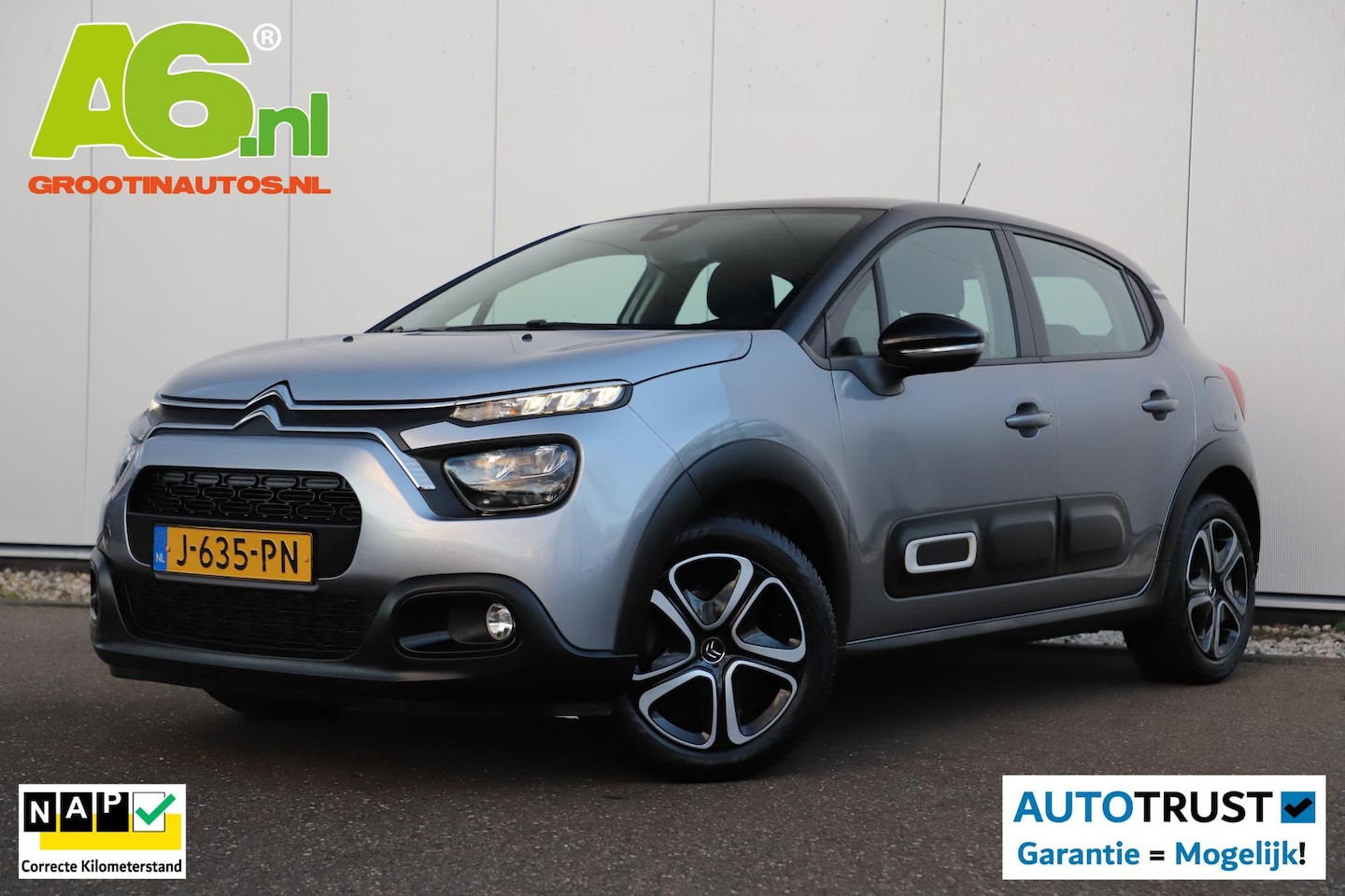 Citroën C3 - 1.2 PureTech Feel Carplay Android Navigatie Climate Cruise Control Rijstrooksensor Parkeer - AutoWereld.nl