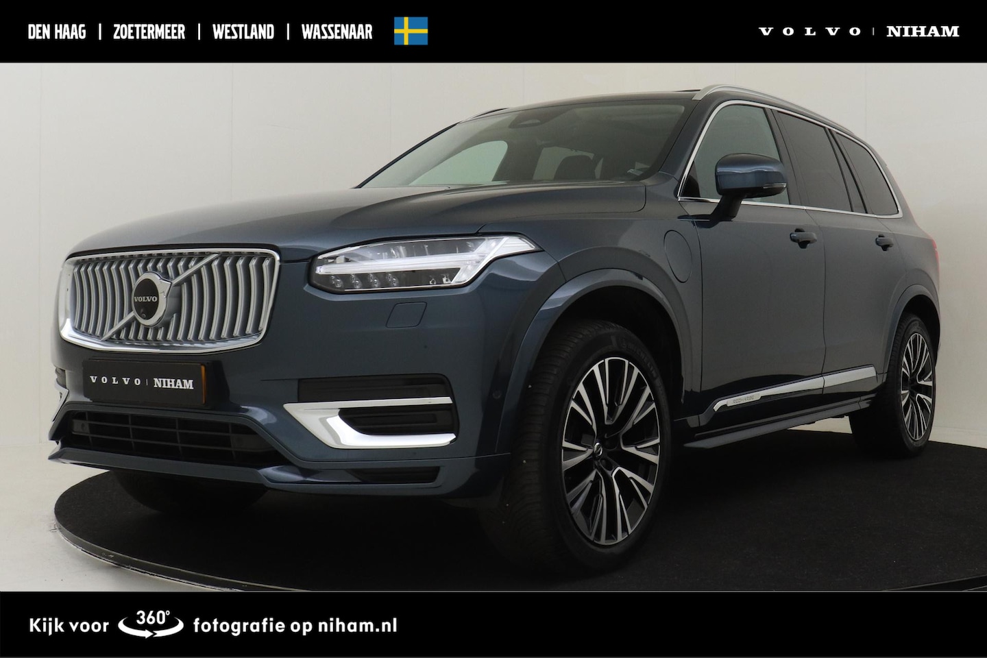 Volvo XC90 - T8 PLUG-IN HYBRID AWD ULTIMATE BRIGHT -PANO.DAK|HARMAN/KARDON|LUCHTVERING|TREKHAAK|360°CAM - AutoWereld.nl