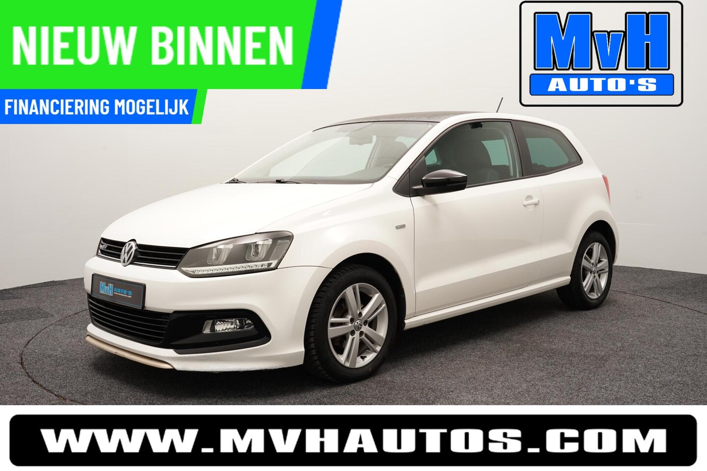 Volkswagen Polo - 1.2 Match|R-Line|STOELVERW|CRUISE|NAVI|AIRCO - AutoWereld.nl