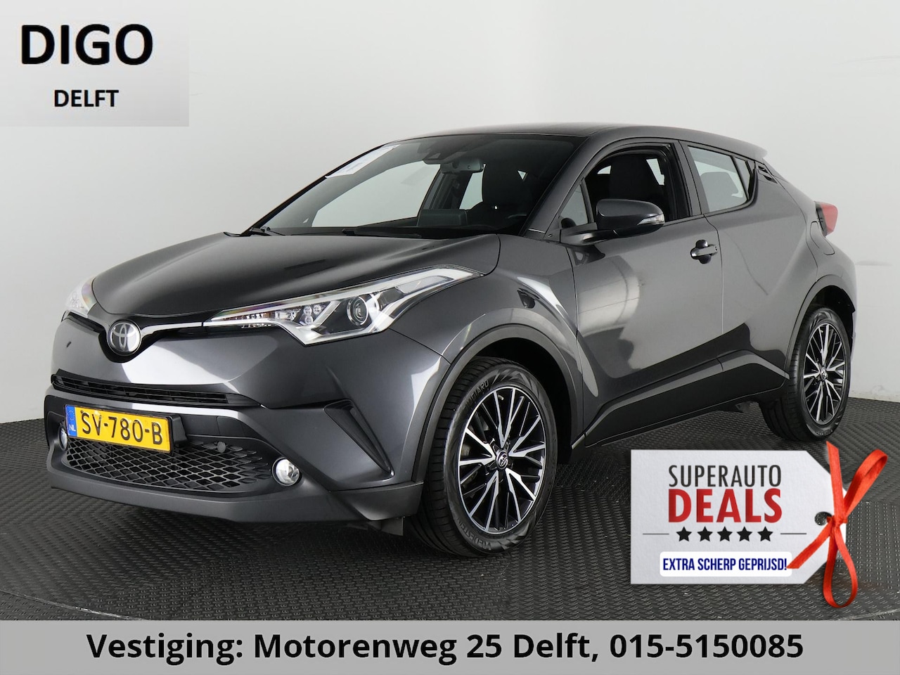 Toyota C-HR - 116 PK DYNAMIC URBAN NAVI 1e EIG GARANTIE 6-2028 ! LMV.CLIMA. ADAPTIEF CRUISE CONTROL . KE - AutoWereld.nl