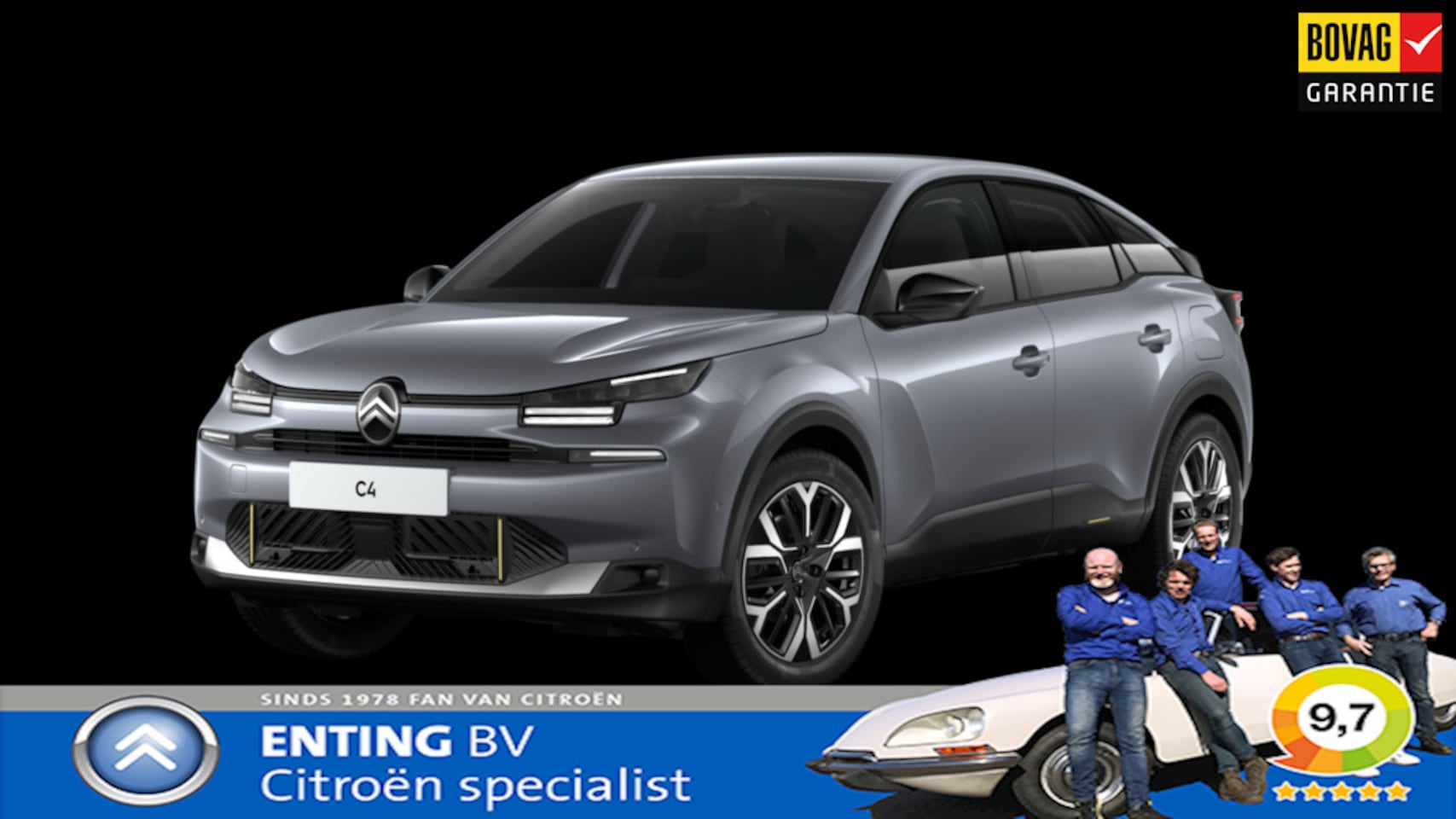 Citroën C4 - 1.2 Hybrid 145pk MAX E-DCS-6 ADAPT CRUISE+WINTER EN ALCANTARA PACK - AutoWereld.nl