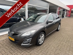 Mazda 6 Sportbreak - 2.5 GT-M | 1e eigenaar | Trekhaak | Airco | Leder bekleding | Keyless entry | APK tot 07-1