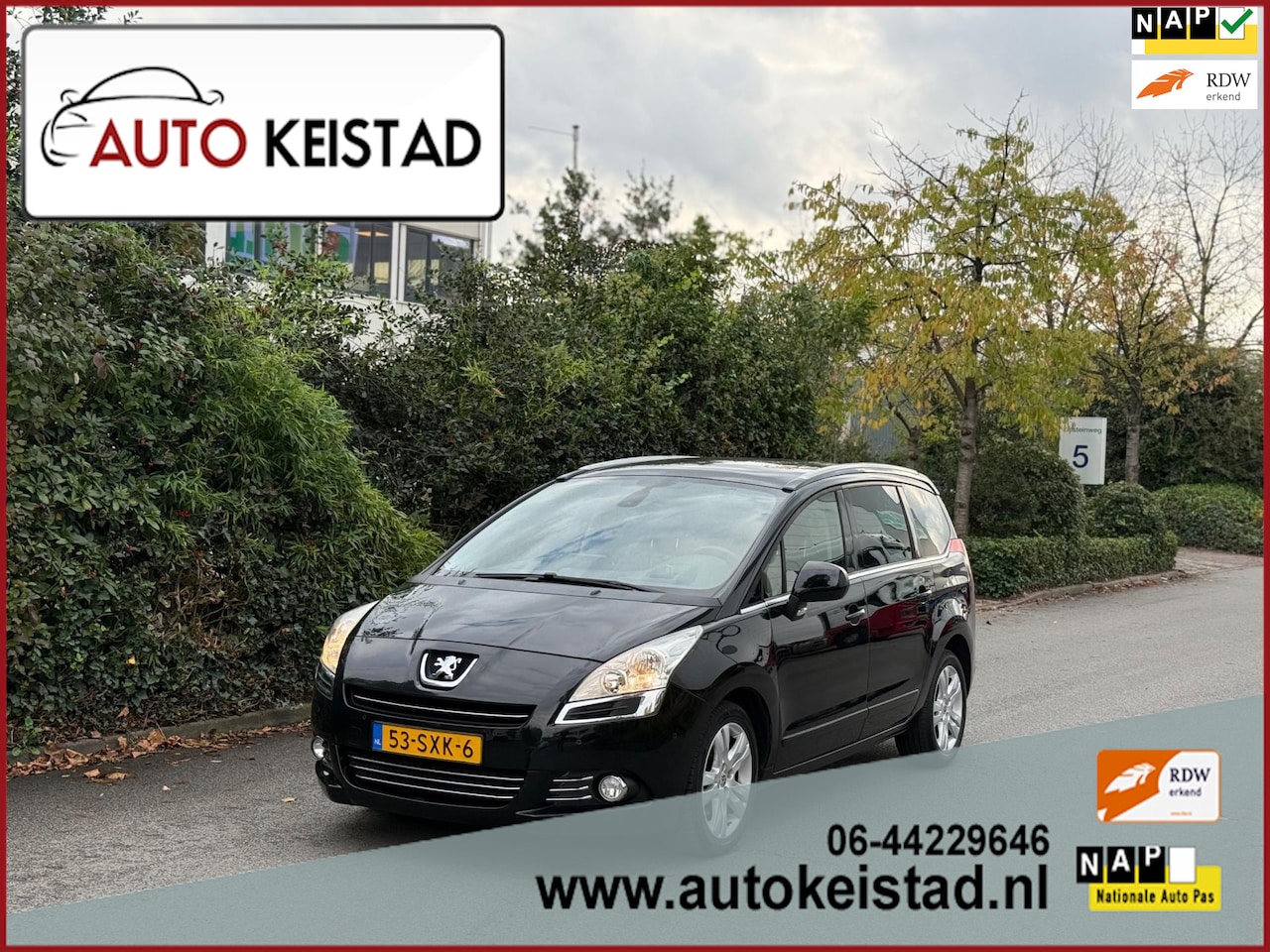 Peugeot 5008 - 1.6 THP AUTOMAAT 7-PERSOONS LEDER/NAVIGATIE/PANORAMA! - AutoWereld.nl
