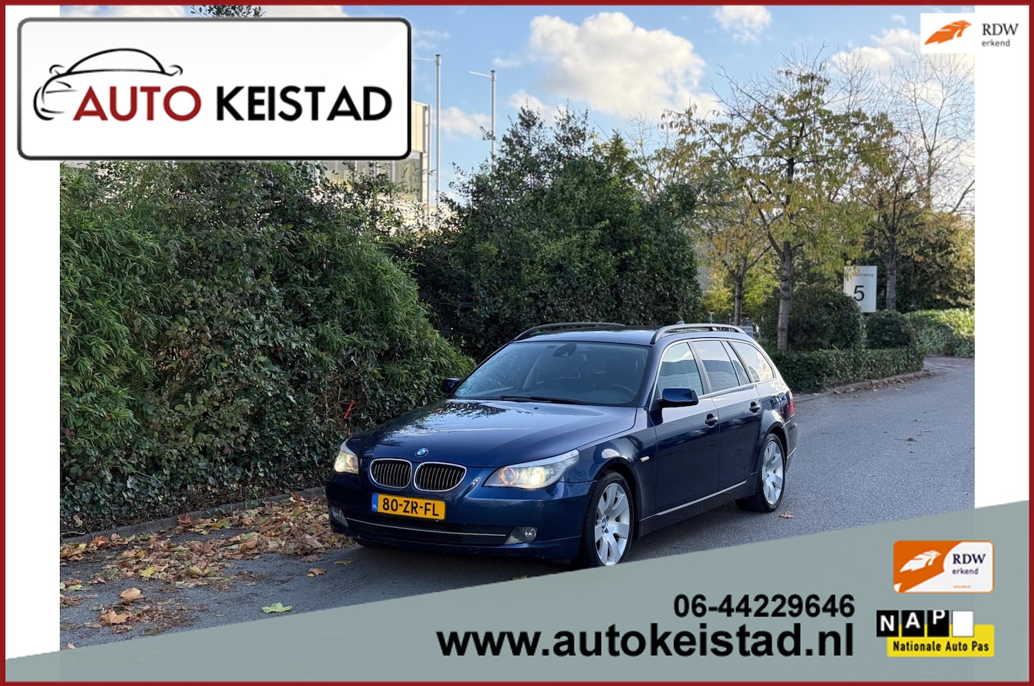 BMW 5-serie Touring - 523i FACFELIFT XENON/LANE-ASSIST/NAVIGATIE! FULL OPTIONS! - AutoWereld.nl