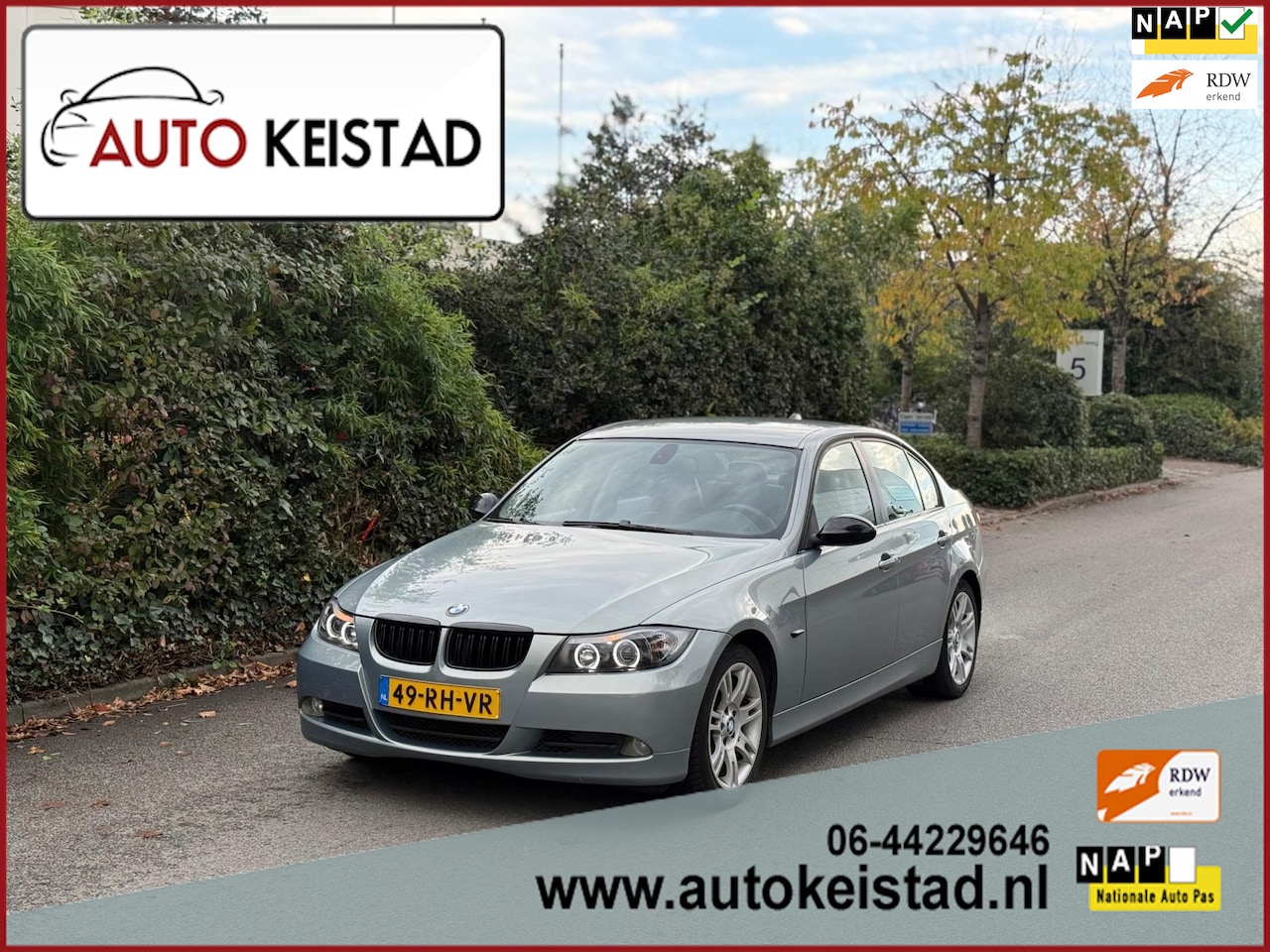 BMW 3-serie - 320i AUTOMAAT CARPLAY/LEDER/CLIMA! VELE OPTIES! - AutoWereld.nl