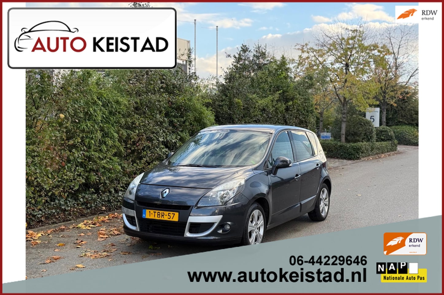Renault Scénic - 2.0 DYNAMIQUE AUTOMAAT NAVIGATIE/CLIMA/CRUISE! VELE OPTIES! - AutoWereld.nl
