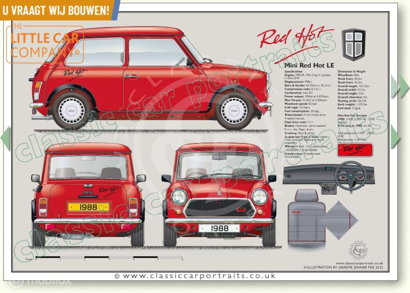 Austin Mini - 1000, U vraagt wij bouwen! - AutoWereld.nl