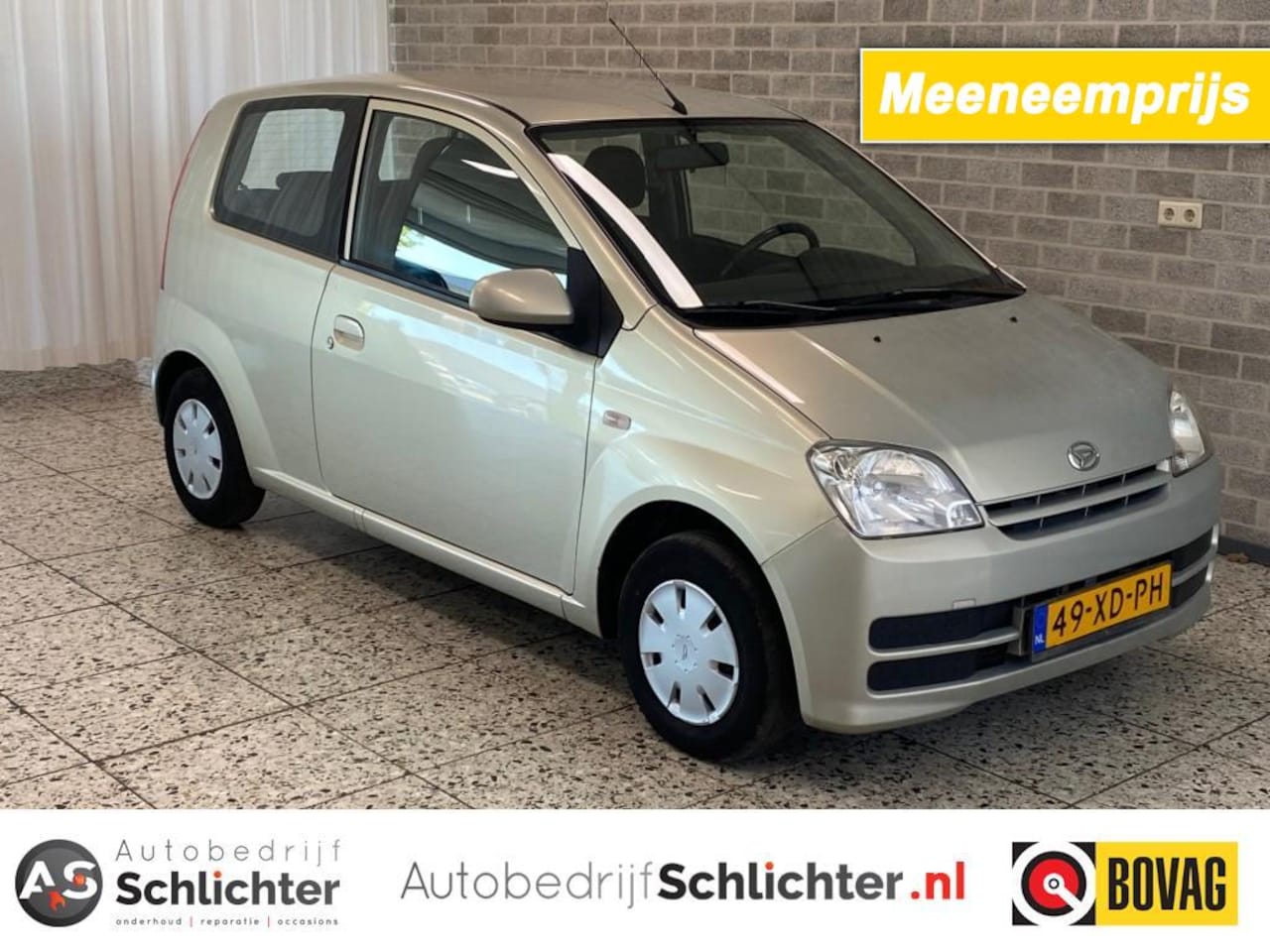 Daihatsu Cuore - 1.0 Nagano EL-Ramen/Stuurbekrachtiging/C.V,/Radio-CD - AutoWereld.nl