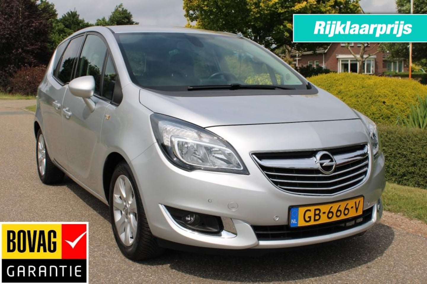 Opel Meriva - 1.4 140pk Turbo Automaat Cosmo ECC/Cruise/Navi/PDC/Trekhaak - AutoWereld.nl