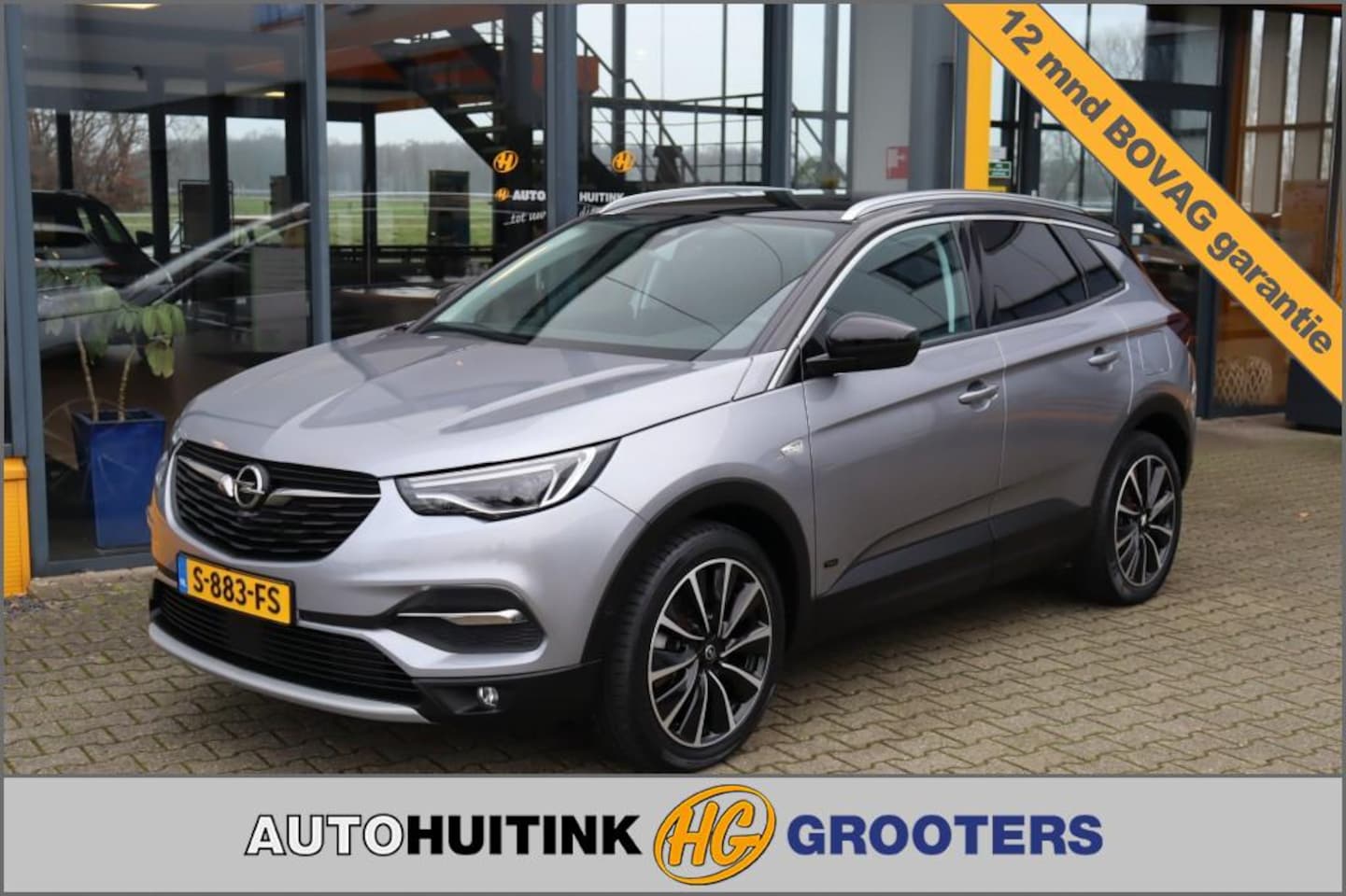 Opel Grandland X - 1.6 Turbo Hybrid PHEV Ultimate - camera Navi - Apple/Android - AutoWereld.nl