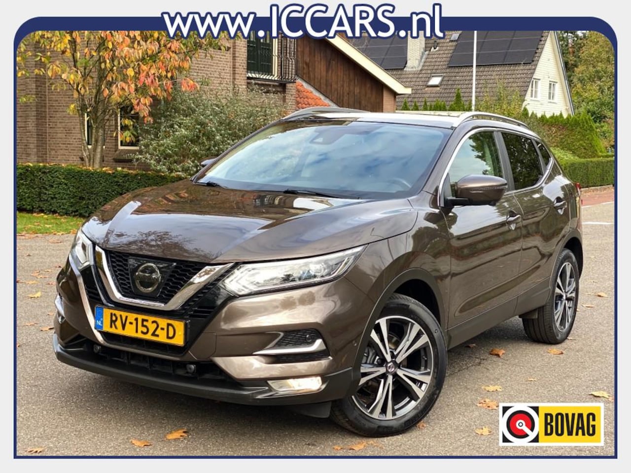 Nissan Qashqai - 1.6 Tekna - Pano dak - Navi - Trekhaak - Leer !!! - AutoWereld.nl