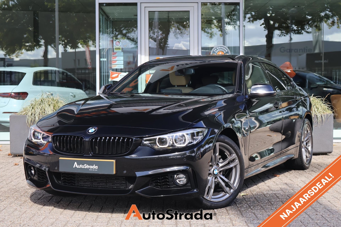 BMW 4-serie Gran Coupé - (f36) 418i M-Sport 136pk | Camera | Climate | Cruise | Navi | LED | Leder | Stoelverwarmin - AutoWereld.nl