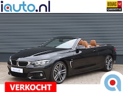 BMW 4-serie Cabrio - 430i M-Sport High Executive LED/Camera/Head-up/HK/CarPlay/Dakota Leder/Elek. stoel+mem/Car