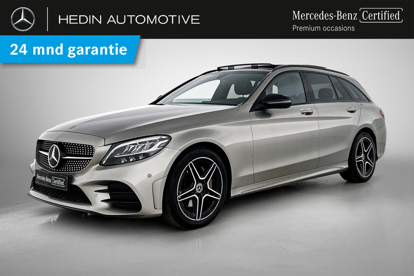 Mercedes-Benz C-klasse Estate - C 180 Automaat Business Solution AMG | Advantage Pakket | Nightpakket | Panoramadak | LED - AutoWereld.nl