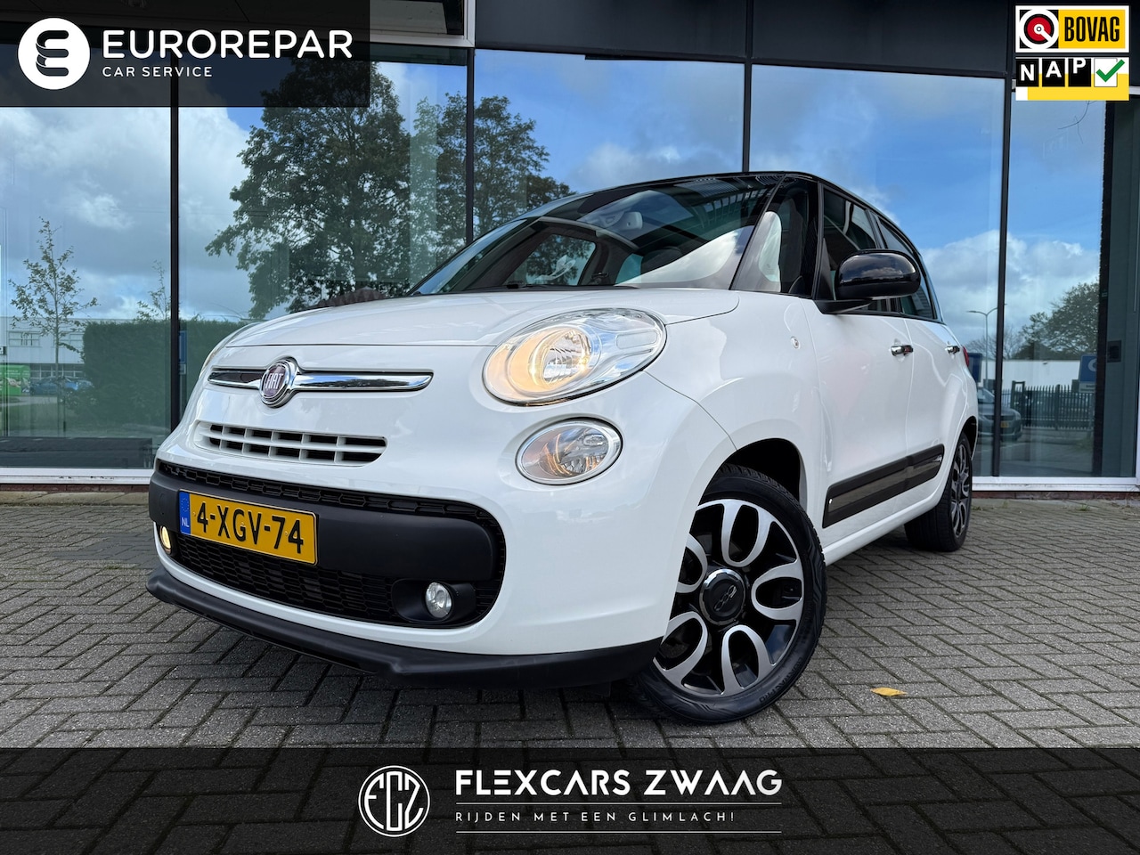 Fiat 500 L - 0.9 TwinAir Lounge - Panodak - Climate - Parkeerhulp - Org.NL - AutoWereld.nl