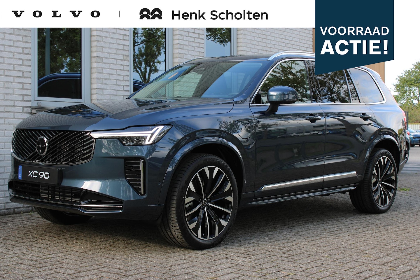 Volvo XC90 - T8 Automaat Plug-in hybrid AWD Ultra Bright | Nappa leder met ventilatie Charcoal | Bowers - AutoWereld.nl
