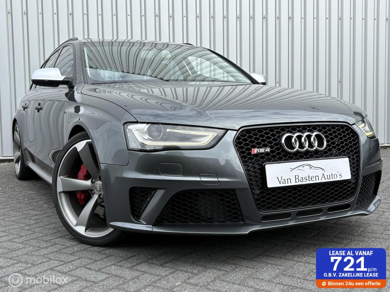 Audi RS4 - Avant 4.2 FSI V8 Quattro | B&O | Pano | Leder | 2014 | S-tronic | Volledige historie | - AutoWereld.nl