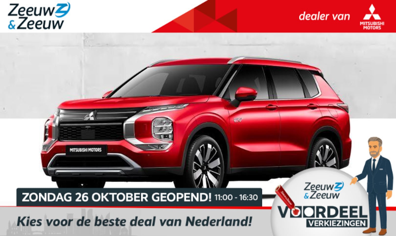 Mitsubishi Outlander - 2.4 PHEV Instyle € 4000,- korting |  8 jaar garantie | Vanaf prijs - AutoWereld.nl