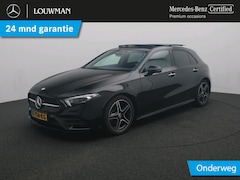 Mercedes-Benz A-klasse - 160 Business Solution AMG Handgeschakeld AMG Line | Night Pakket | Panorama Schuif-Kanteld