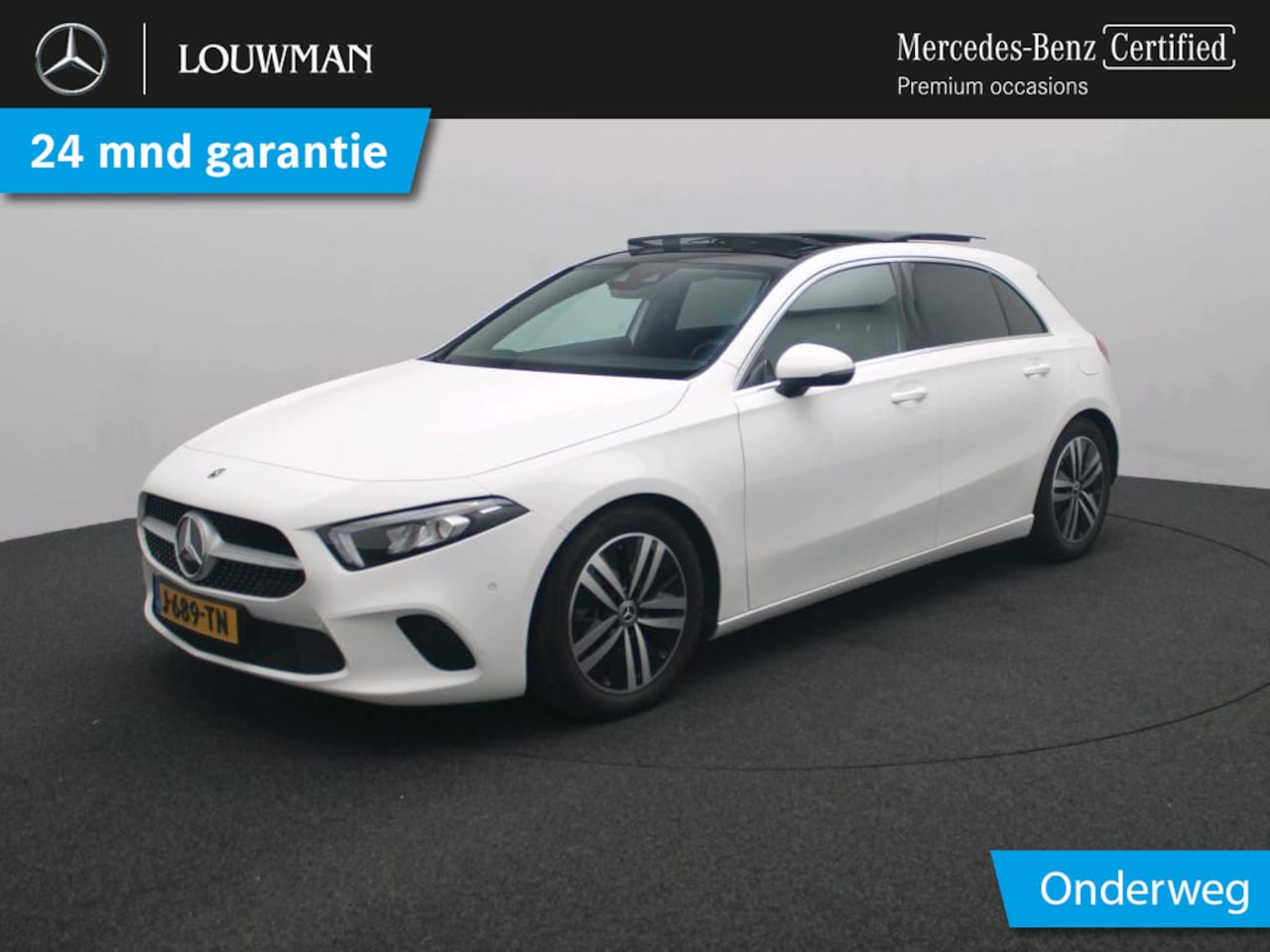 Mercedes-Benz A-klasse - 160 Business Solution Luxury Panorama Schuif-Kanteldak | Sfeerverlichting | Achteruitrijca - AutoWereld.nl