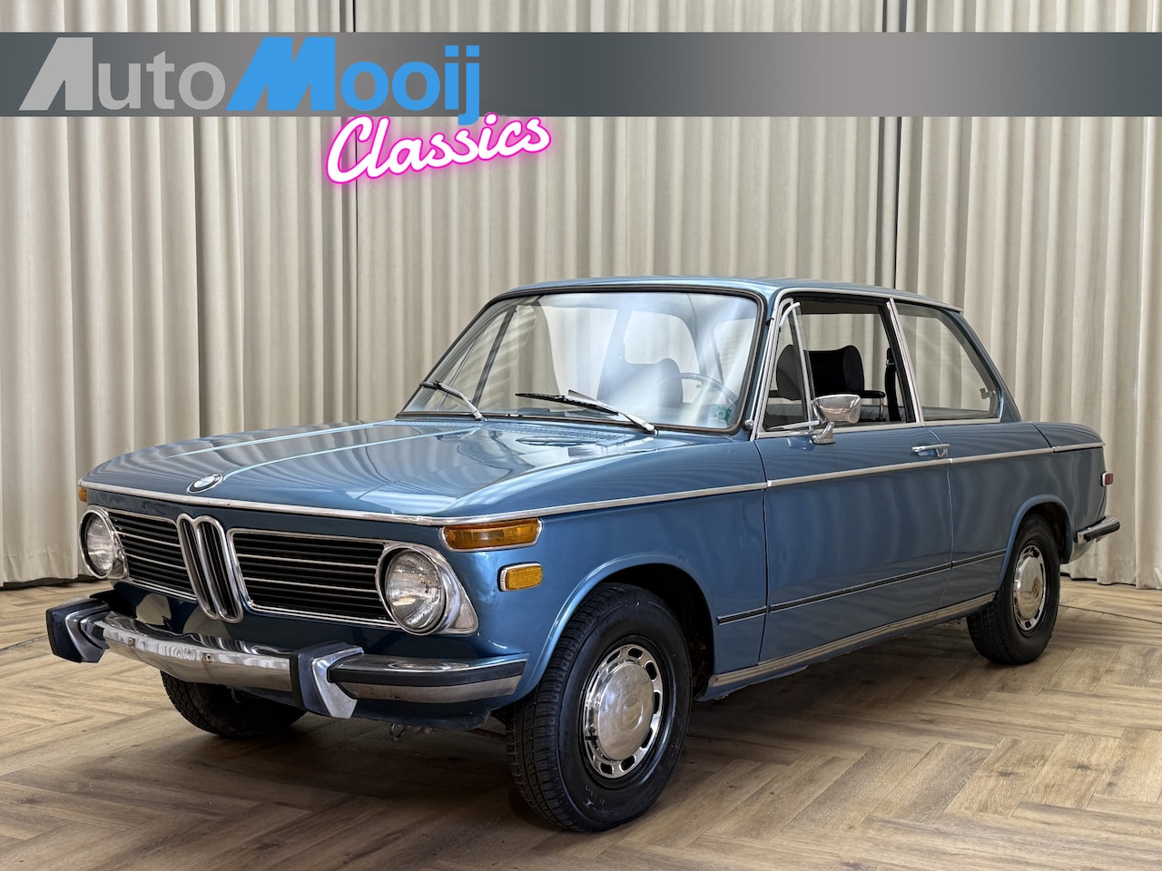 BMW 02-serie - 2002 Coupé / Riviera Blue / 1973 / Roundie - AutoWereld.nl