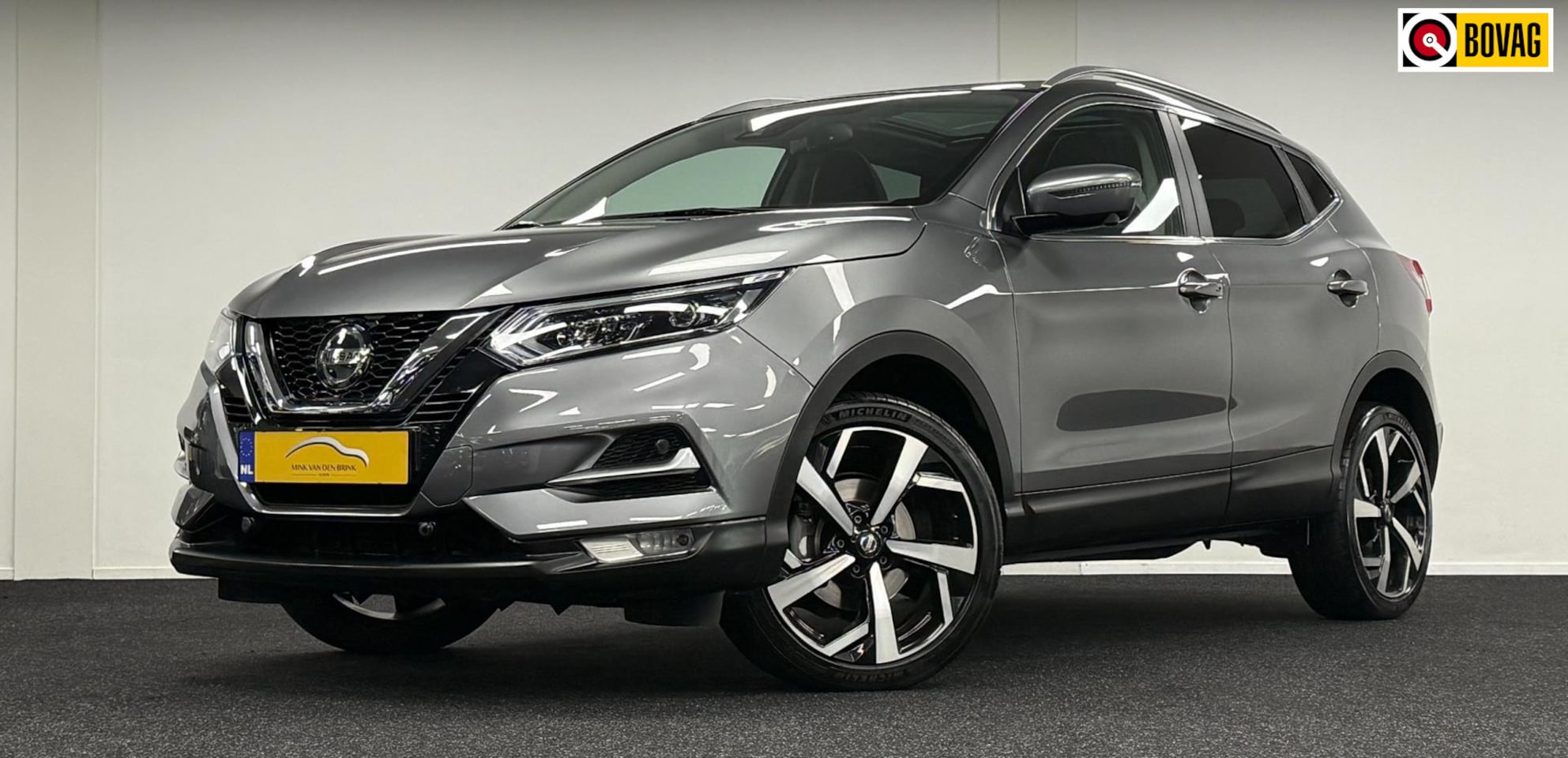 Nissan Qashqai - 1.3 DIG-T Tekna*DealerOh*Panodak*Trekhaak*360cam*VolLeder*Carplay - AutoWereld.nl
