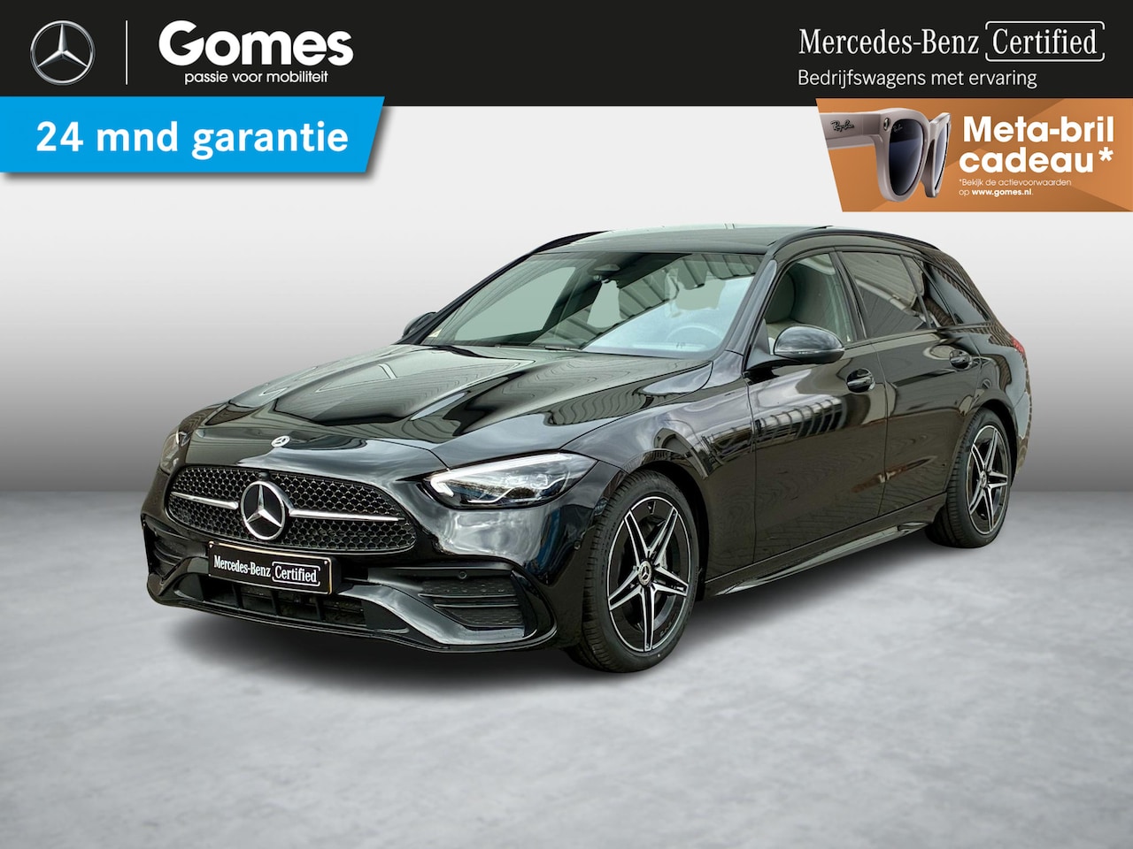 Mercedes-Benz C-klasse Estate - 180 Star Edition AMG | Night Pakket | Panoramadak | Burmester 3D Surround Sound | Elektris - AutoWereld.nl
