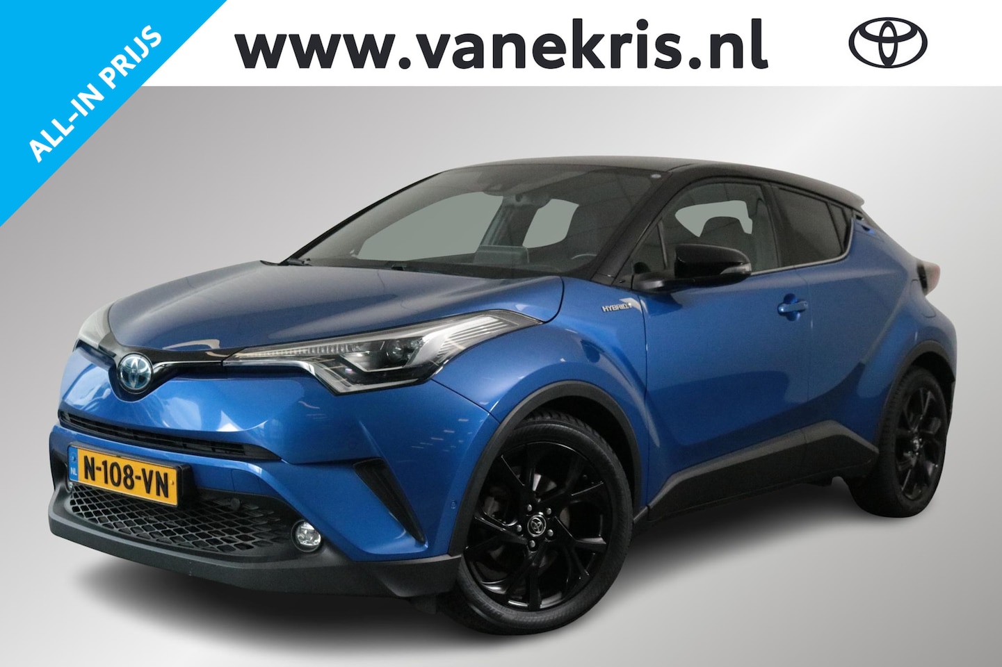 Toyota C-HR - 1.8 Hybrid Bi-Tone 1.8 Hybrid Bitone, Leder , Blind Spot, JBL - AutoWereld.nl