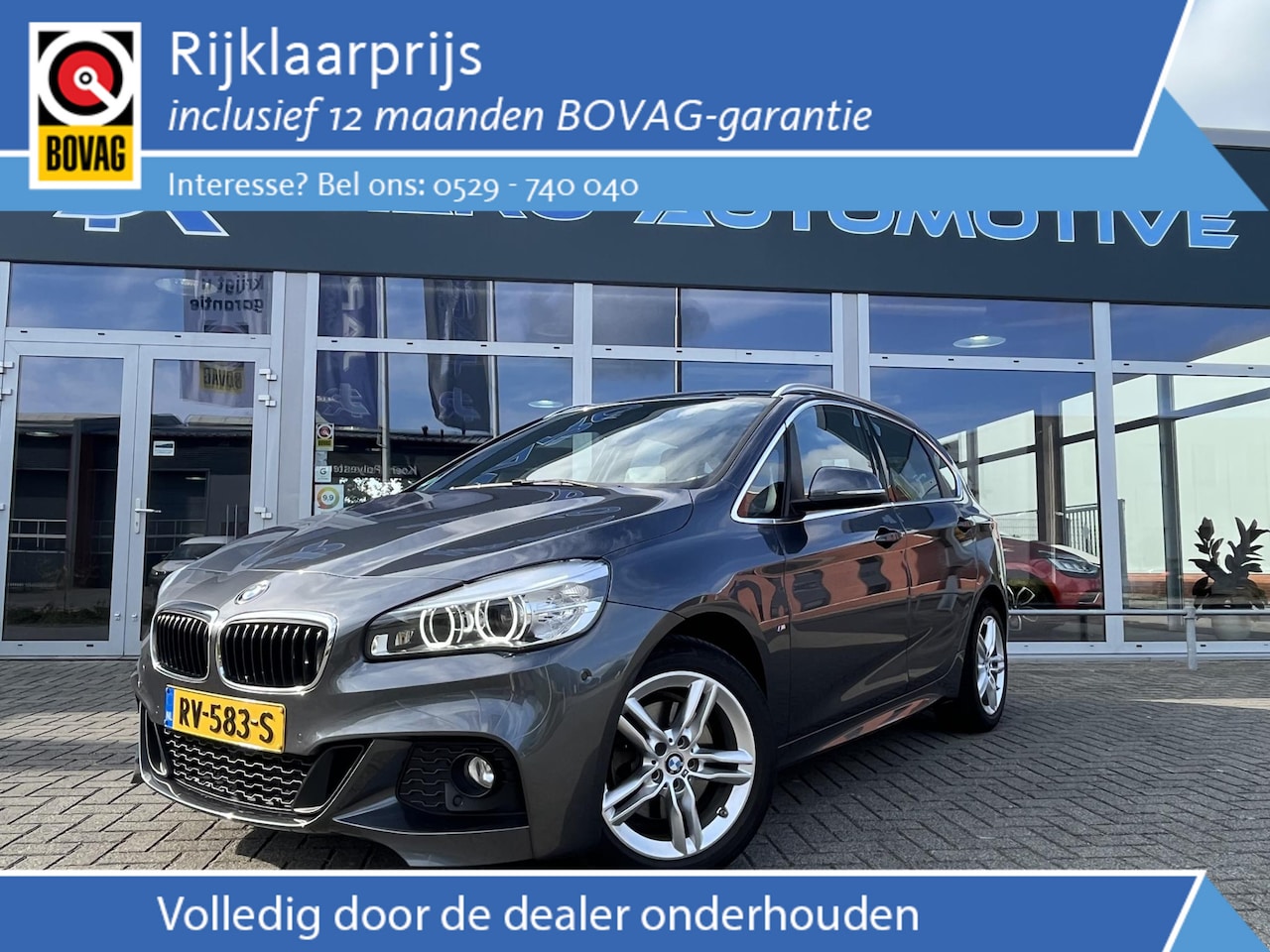 BMW 2-serie Active Tourer - 220i High Executive | M-Sport | HUD | Automaat | trekhaak afneembaar 1.500 kg | incl. deal - AutoWereld.nl