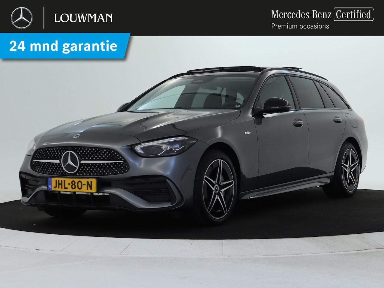 Mercedes-Benz C-klasse Estate - 300 e AMG Plug-In Hybride AMG Line | Night Pakket | Trekhaak | Panorama Schuif-Kanteldak | - AutoWereld.nl