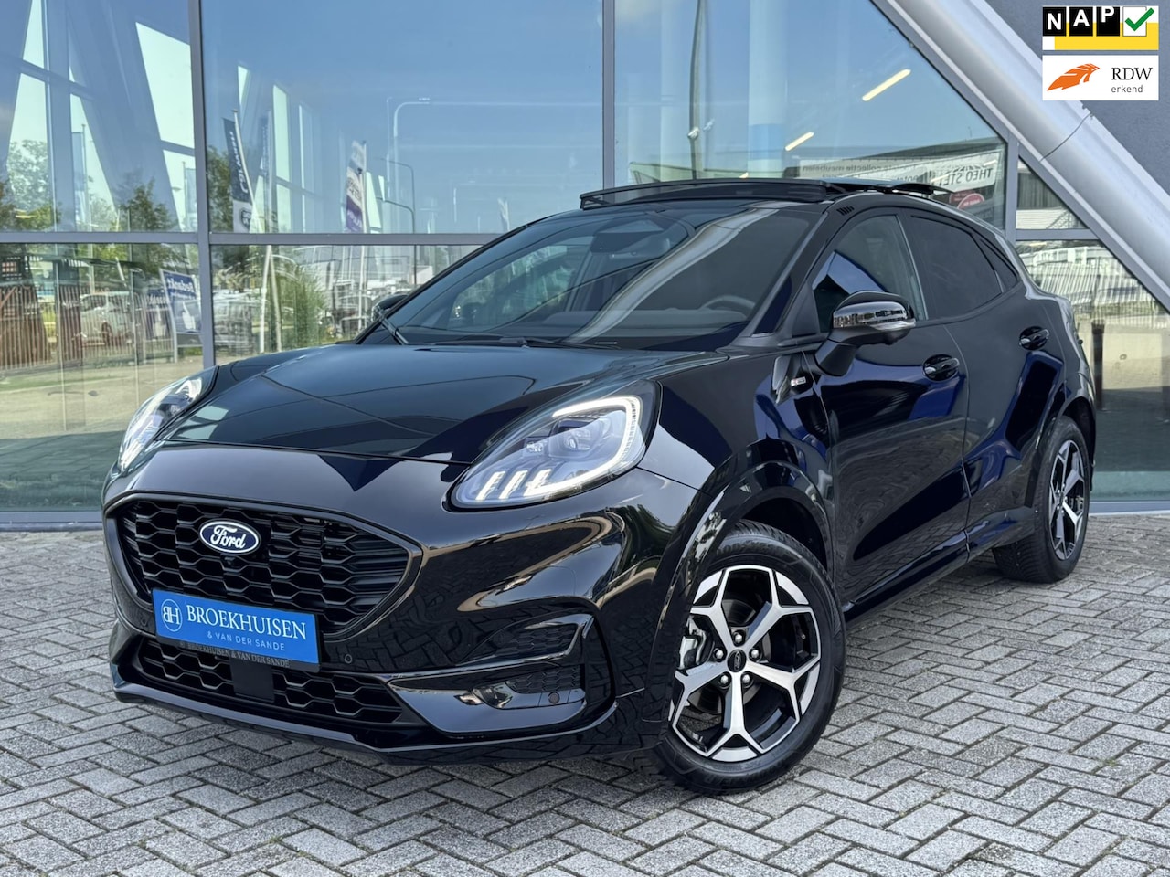 Ford Puma - 1.0 EcoBoost NW MODEL Hybrid ST-Line 125pk Panoramadak / 360 camera / Winterpakket - AutoWereld.nl