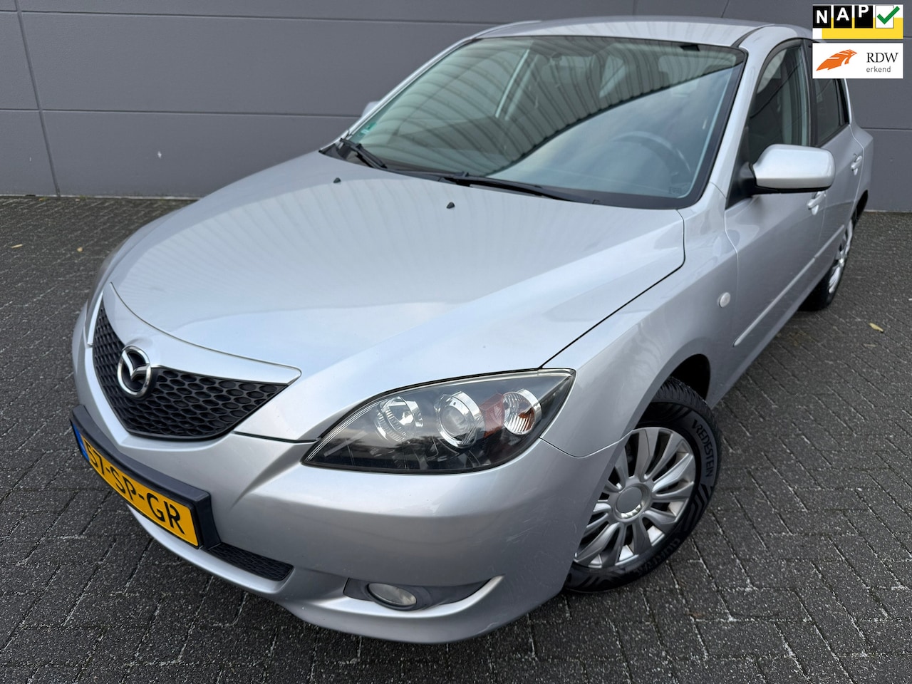 Mazda 3 Sport - 1.6 Touring*Airco ECC*APK*NAP*Elkt-Ramen*3eEigenaar*Centrale vergrendeling afstandsbedieni - AutoWereld.nl