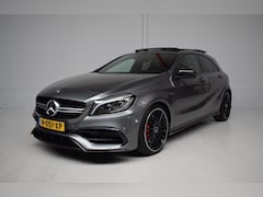 Mercedes-Benz A-klasse - AMG 45 381PK AUT 4MATIC PANORAMADAK / SCHAALSTOELEN / LEER / EL-STOELEN / HISTORIE COMPLEE