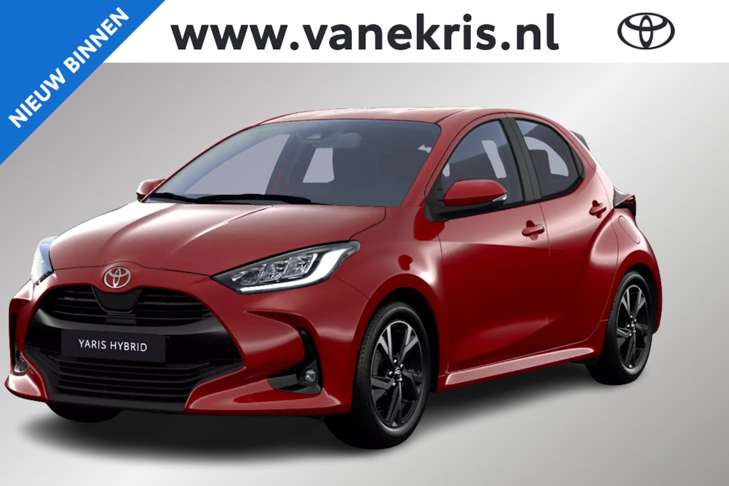 Toyota Yaris - 1.5 Hybrid 115 Dynamic 1.5 Hybrid 115 Dynamic, Comfort Pack, Nieuw, in december leverbaar met €2.000 Inruilpremie - AutoWereld.nl