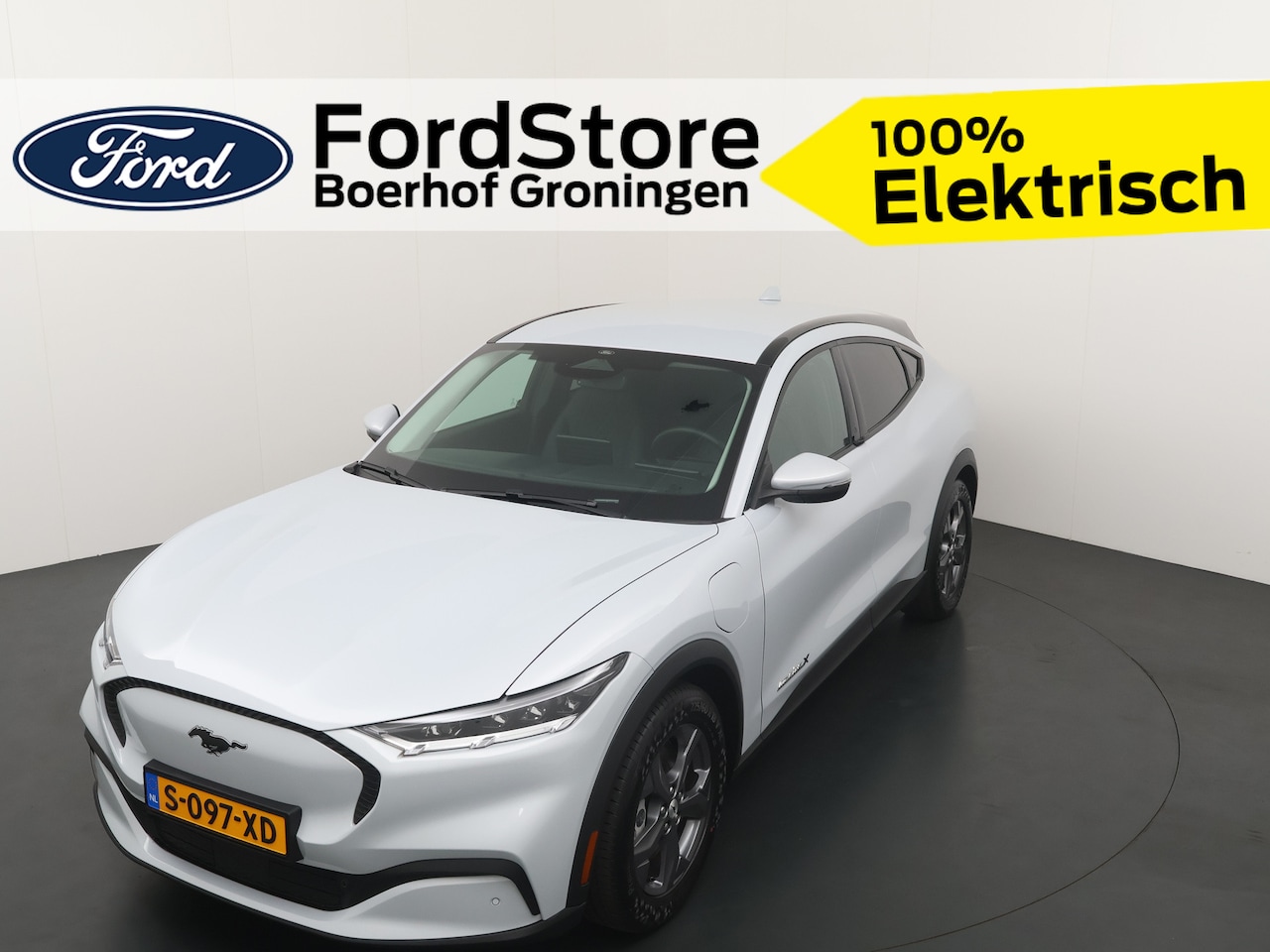 Ford Mustang Mach-E - Extended RWD 98 kWh | Adapt. Cruise | Clima | Winterpack | Leer | Camera | Apple carplay | - AutoWereld.nl